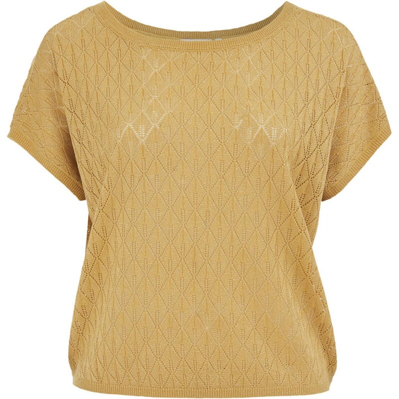 WE Fashion Svetr zlatá 114982238
