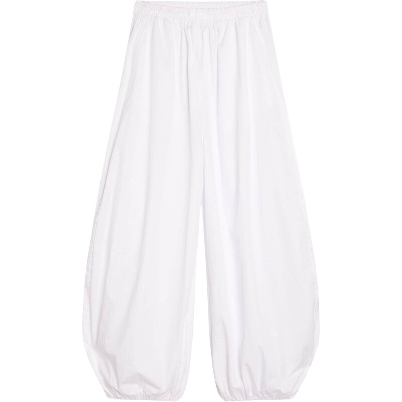 Bershka Kalhoty bílá