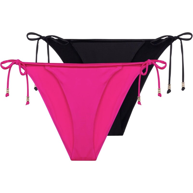 Dorina Spodní díl plavek pink / černá