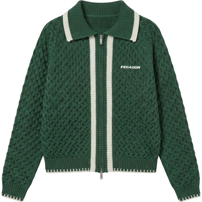 Pegador Kardigan Bosa tmavě zelená / offwhite