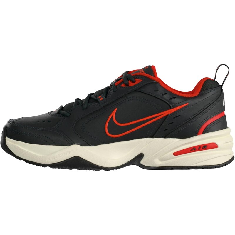 NIKE Sportovní boty Air Monarch IV antracitová / červená