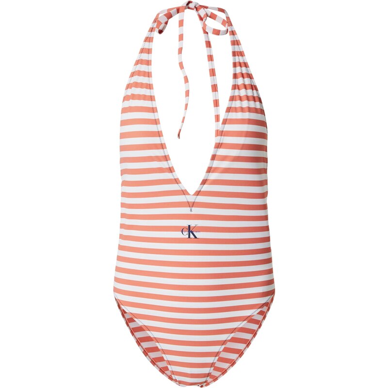Calvin Klein Swimwear Plavky korálová / bílá