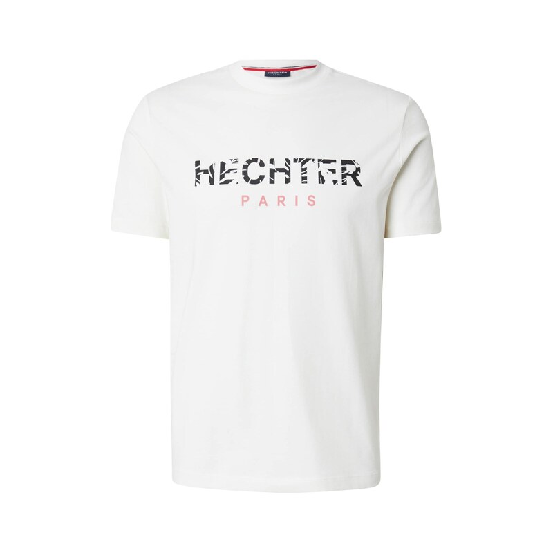HECHTER PARIS Tričko černá / bílá