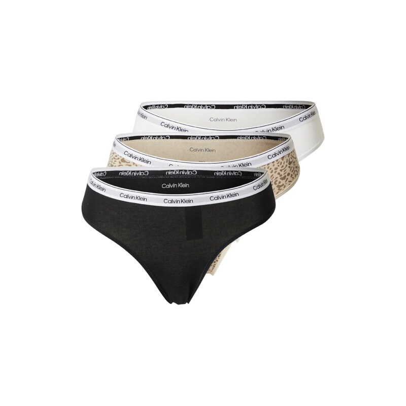 Calvin Klein Underwear Kalhotky světle hnědá / šedobéžová /