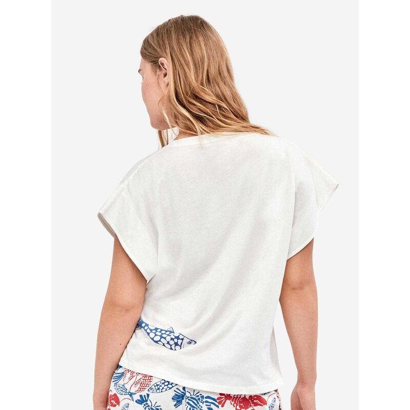 Gisela Pyžamo námořnická modř / červená / offwhite 114982832
