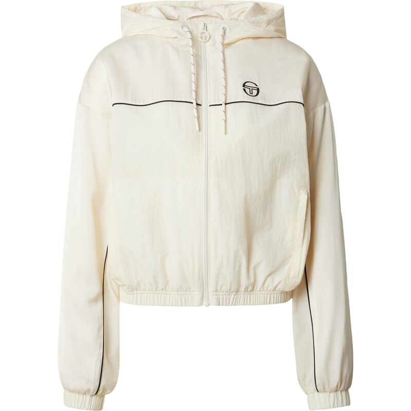 Sergio Tacchini Přechodná bunda Metropolitan krémová / černá 114982920