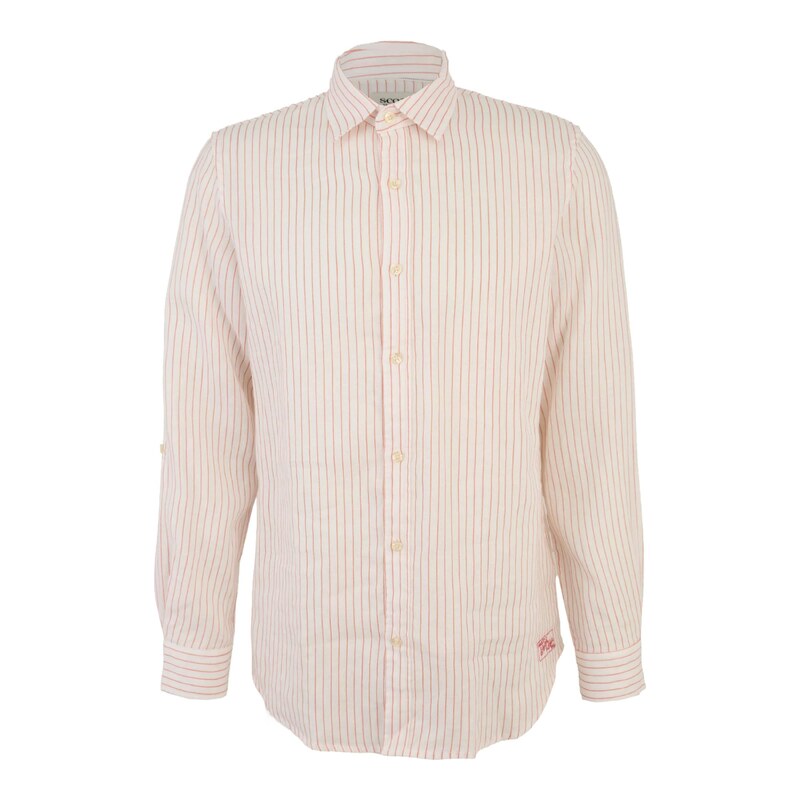 SCOTCH & SODA Košile režná / tmavě červená