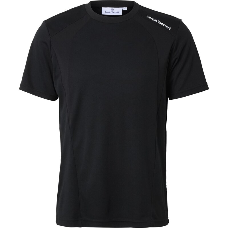 Sergio Tacchini Tričko Adriatico černá / bílá