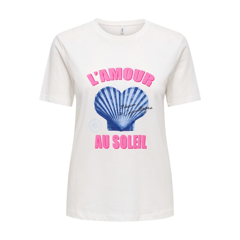 ONLY Tričko ONLHENNY antracitová / pink / černá / offwhite