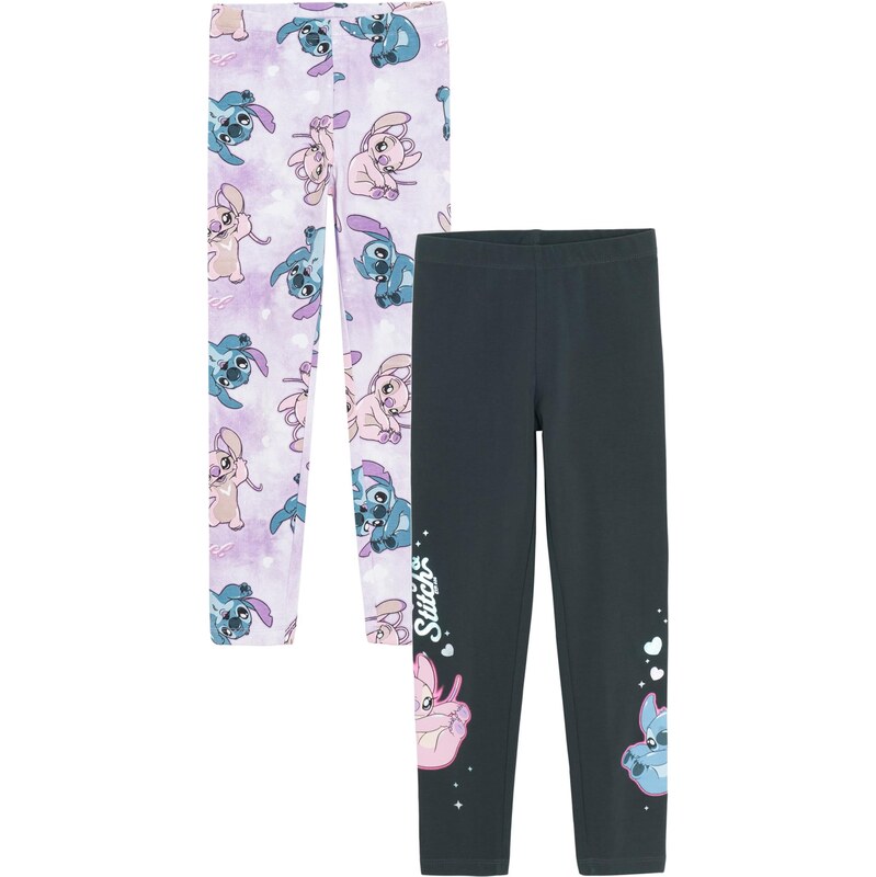Cool Club Legíny LILO&STITCH modrá / svítivě fialová / černá