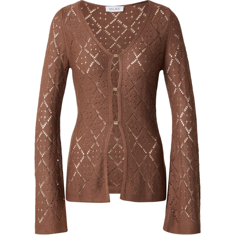 MYLAVIE by Sarah Harrison Kardigan hnědá 114983003