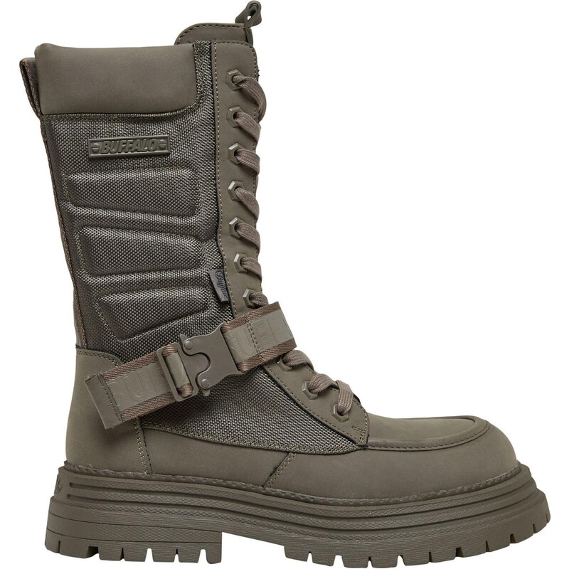 BUFFALO Šněrovací boty Lennox khaki 114983066