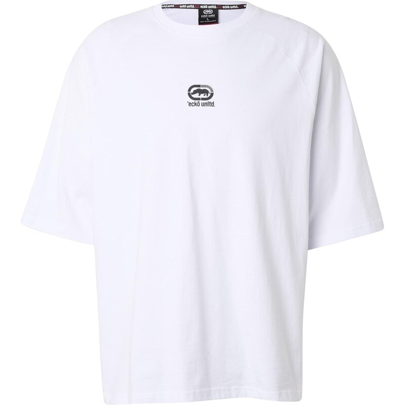 Ecko Unlimited Tričko Quiet černá / bílá