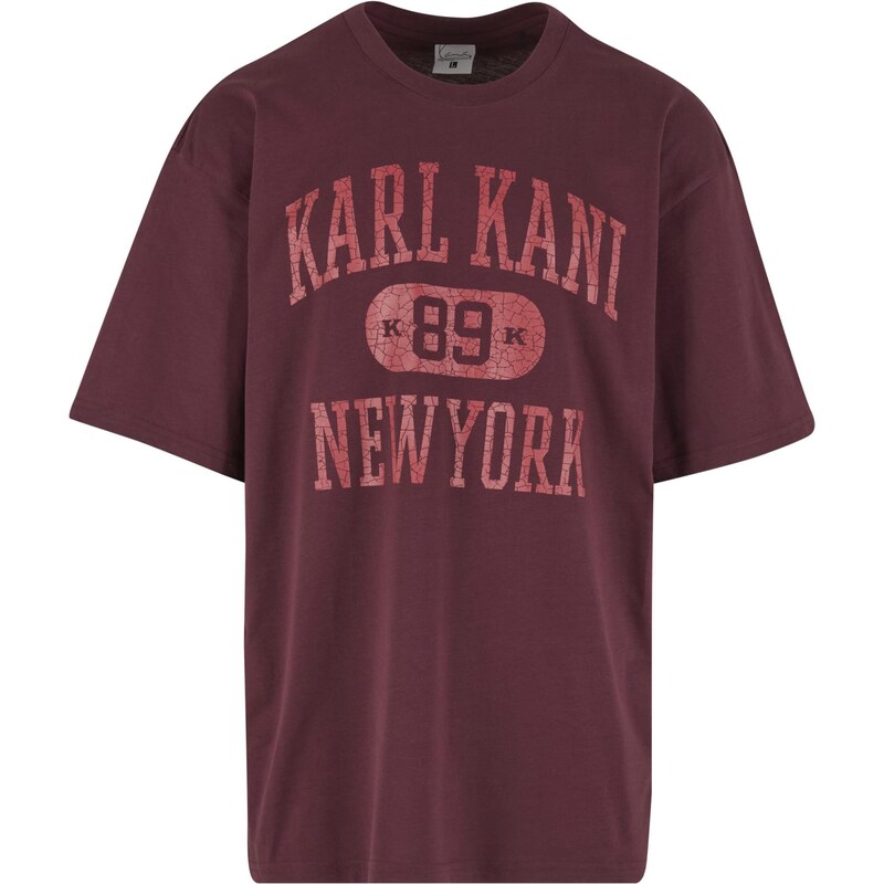 Karl Kani Tričko Heritage 89 vínově červená