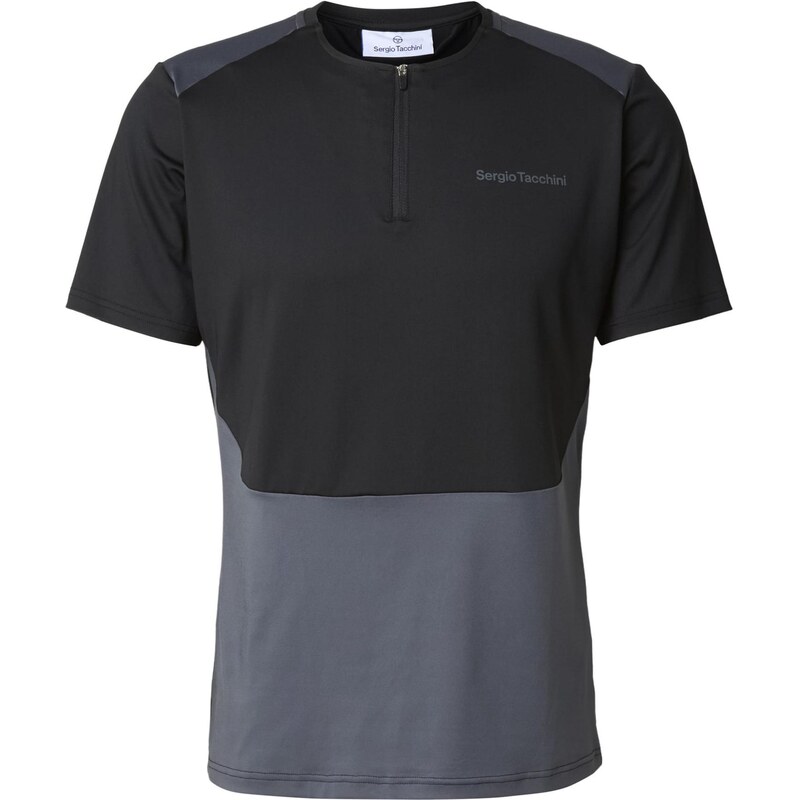 Sergio Tacchini Tričko Arcata grafitová / černá