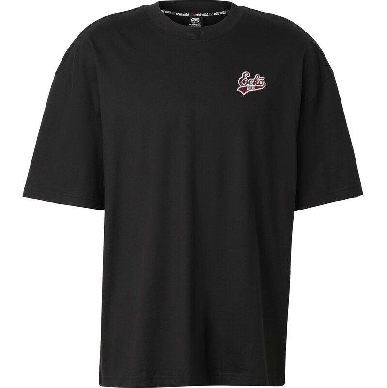 Ecko Unlimited Tričko Breeze vínově červená / černá / bílá