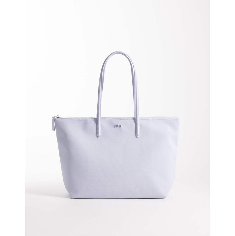 Lacoste shopper tote bag in light blue 114983886