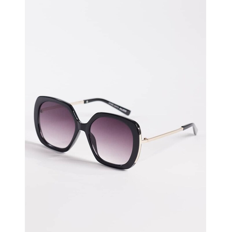 ALDO mickaela oversized oval sunglasses in black