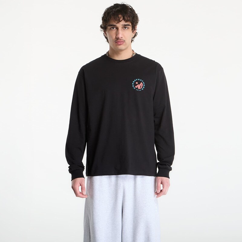 Tričko Horsefeathers Altitude Ls T-Shirt Black S