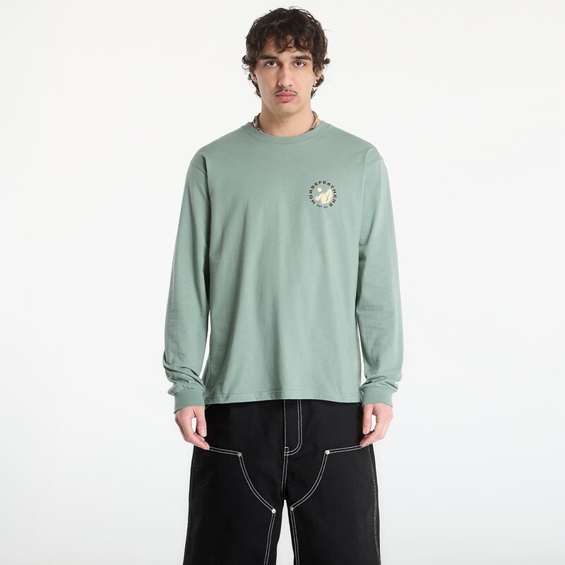 Tričko Horsefeathers Altitude Ls T-Shirt Iceberg Green XL