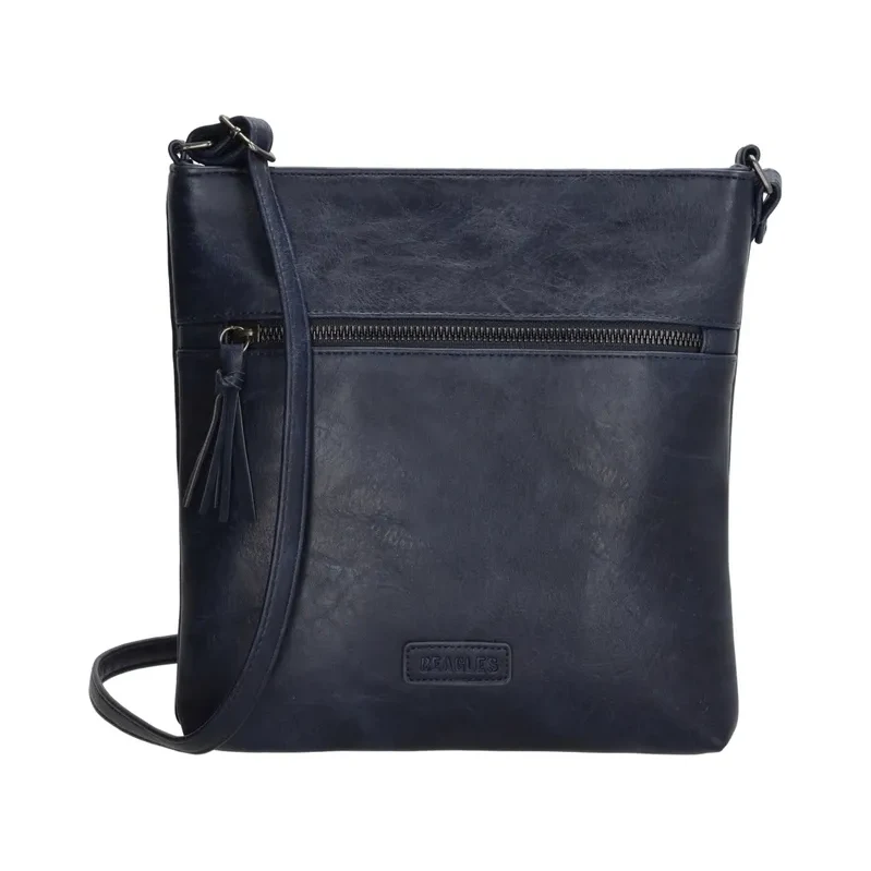 Beagles Tmavě modrá prošívaná crossbody kabelka „Jenny”