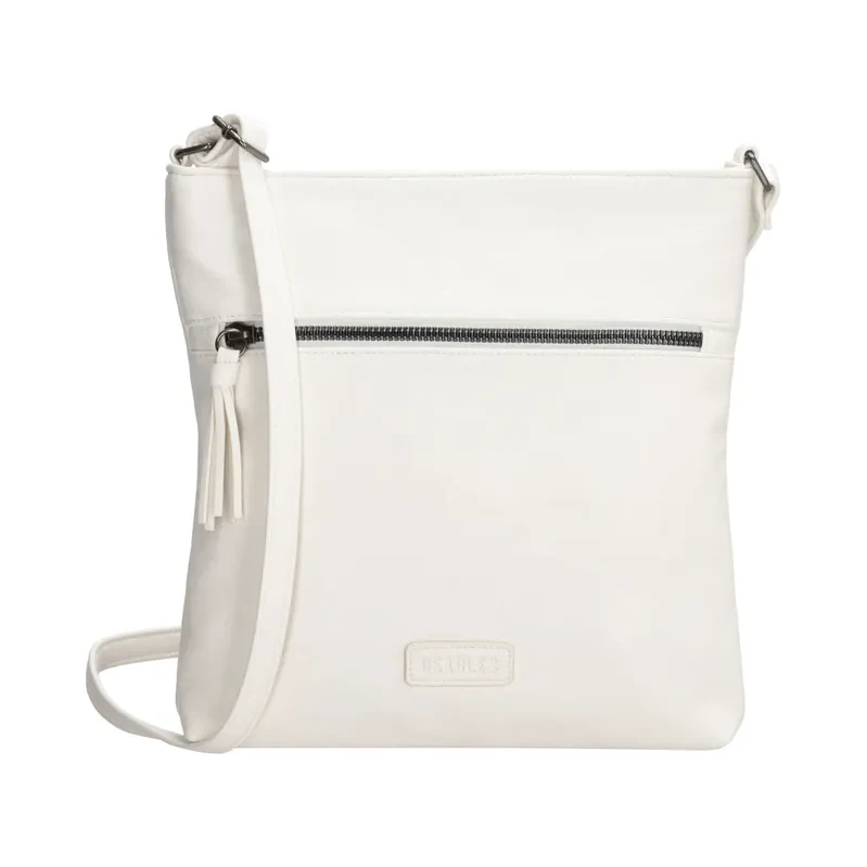 Beagles Bílá prošívaná crossbody kabelka „Jenny”