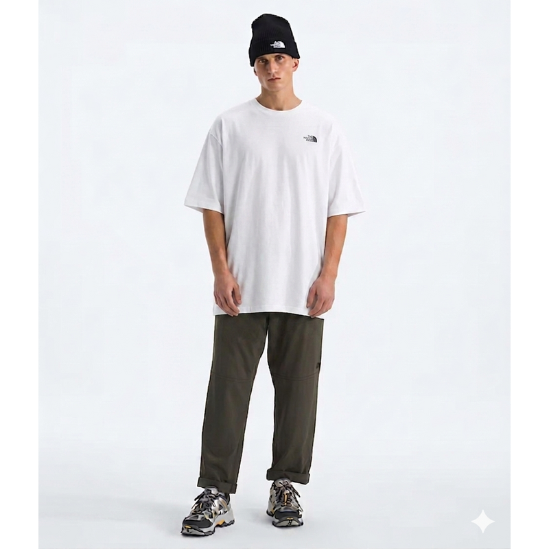 The North Face M TNF ESSENTIAL SIMPLE DOME OS SS TEE TNF WHITE