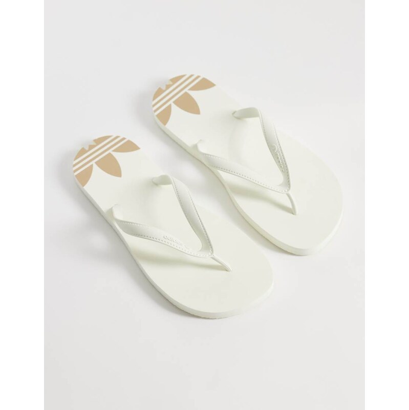 adidas Originals adisun flipflops in white