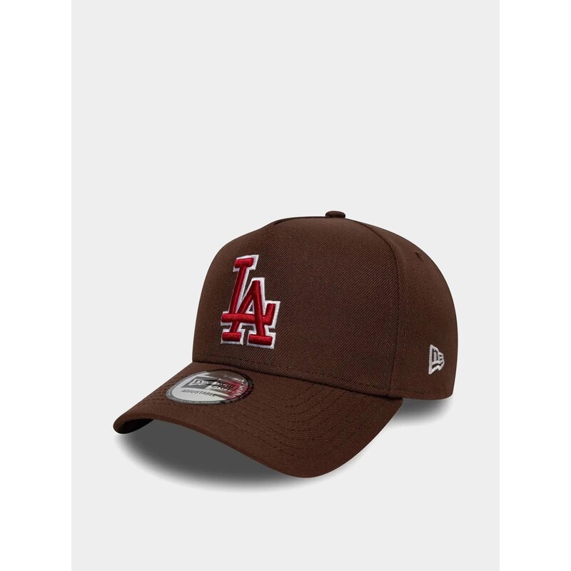 New Era Rear Script Eframe La Dodgers (chestnut)hnědá