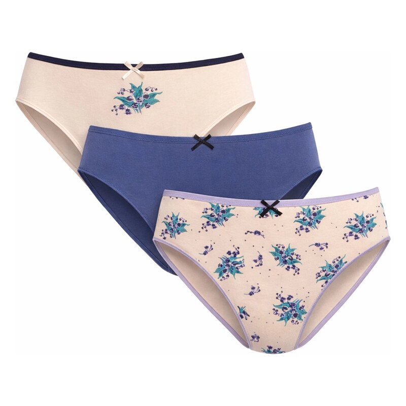LAMA Dámské kalhotky 3 pack 127BI 23 104244125