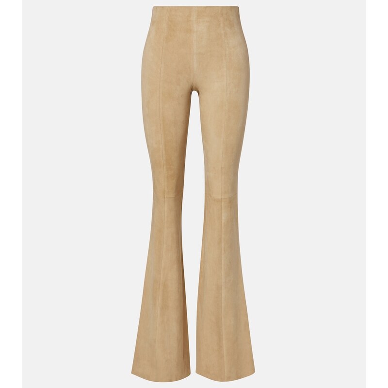 Stouls Gege suede flared pants