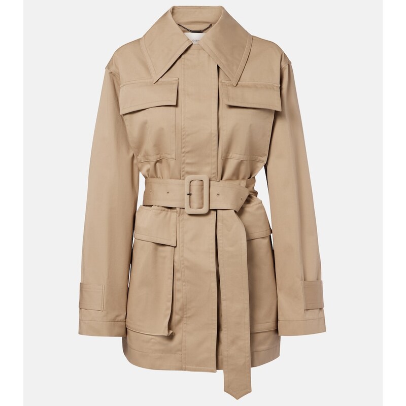 Joseph Shama cotton trench coat