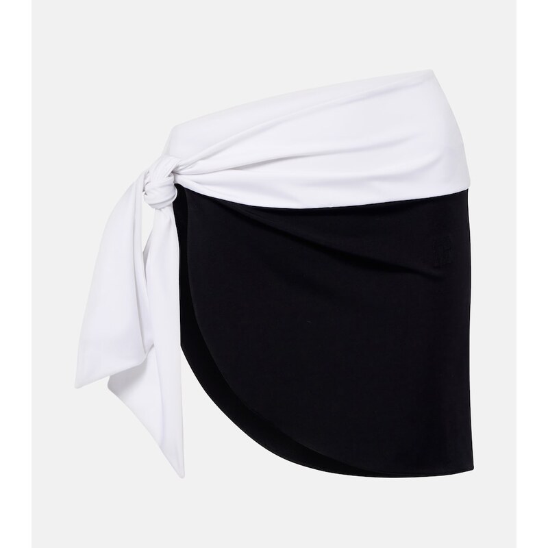 Balmain Asymmetric beach cover-up