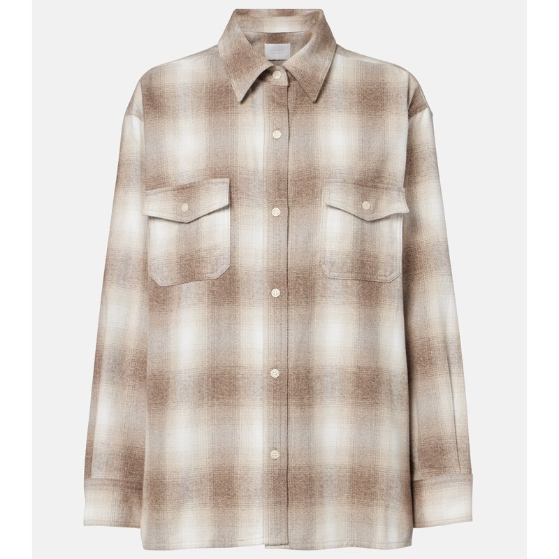 Citizens of Humanity Kota checked cotton flannel shirt