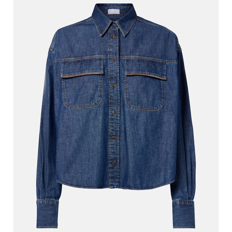 Brunello Cucinelli Monili denim jacket