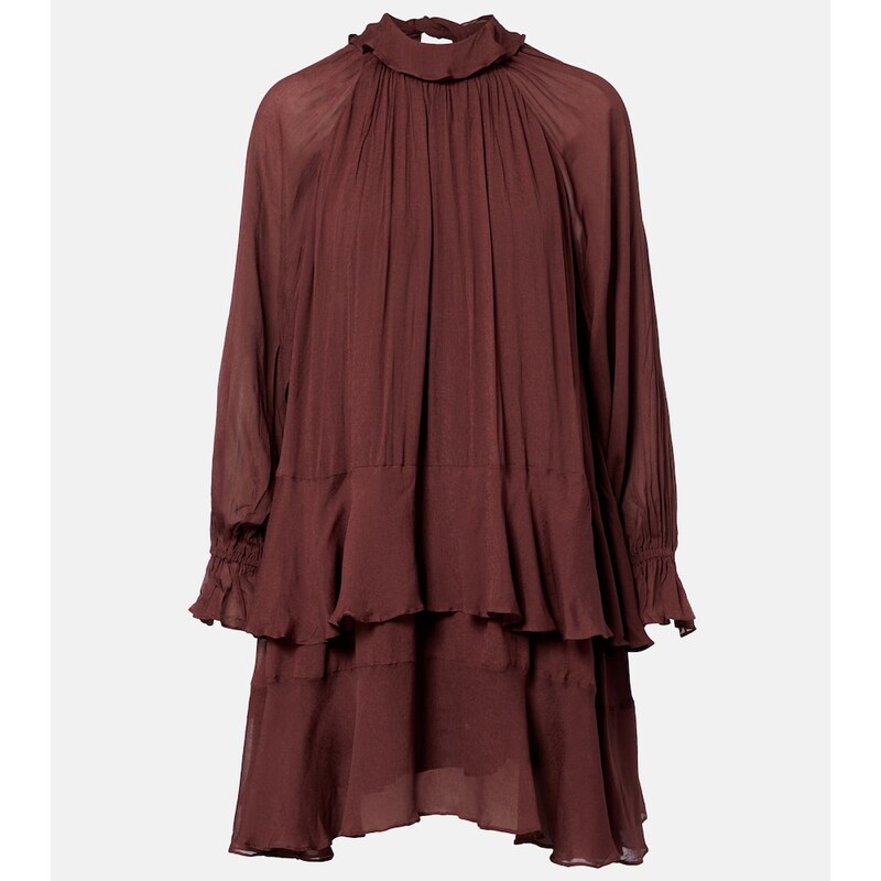 Poupette St Barth Dina ruffled minidress