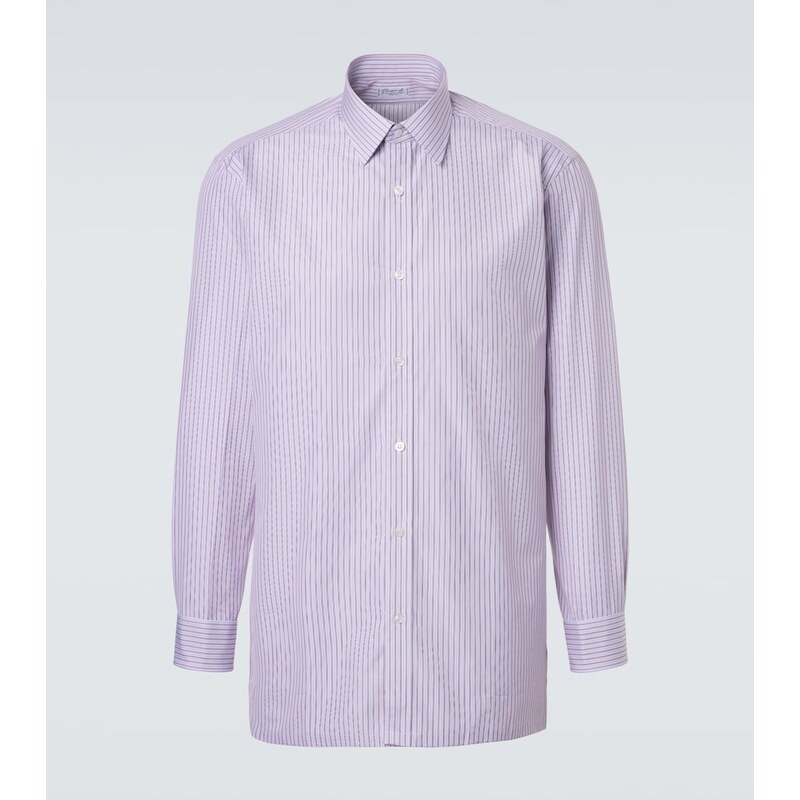 Charvet Striped cotton shirt