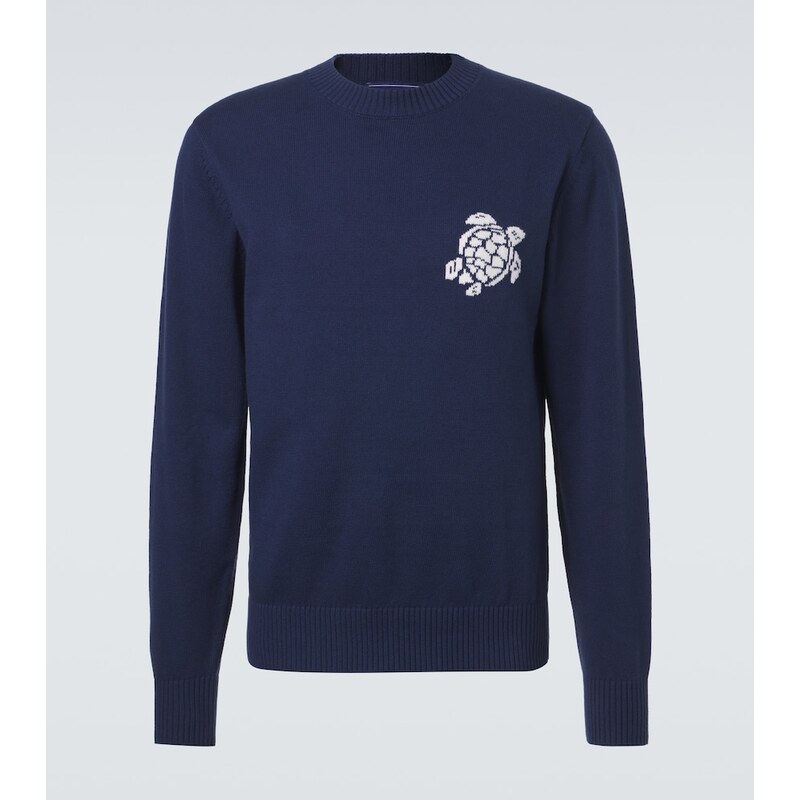 Vilebrequin Jacquard cotton and cashmere sweater