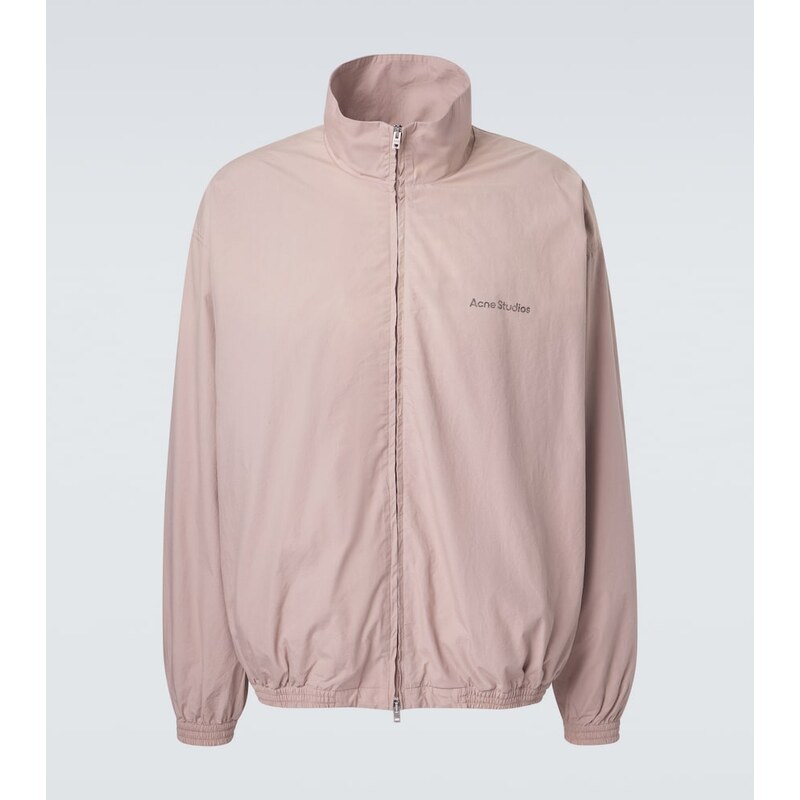 Acne Studios Logo cotton poplin blouson jacket