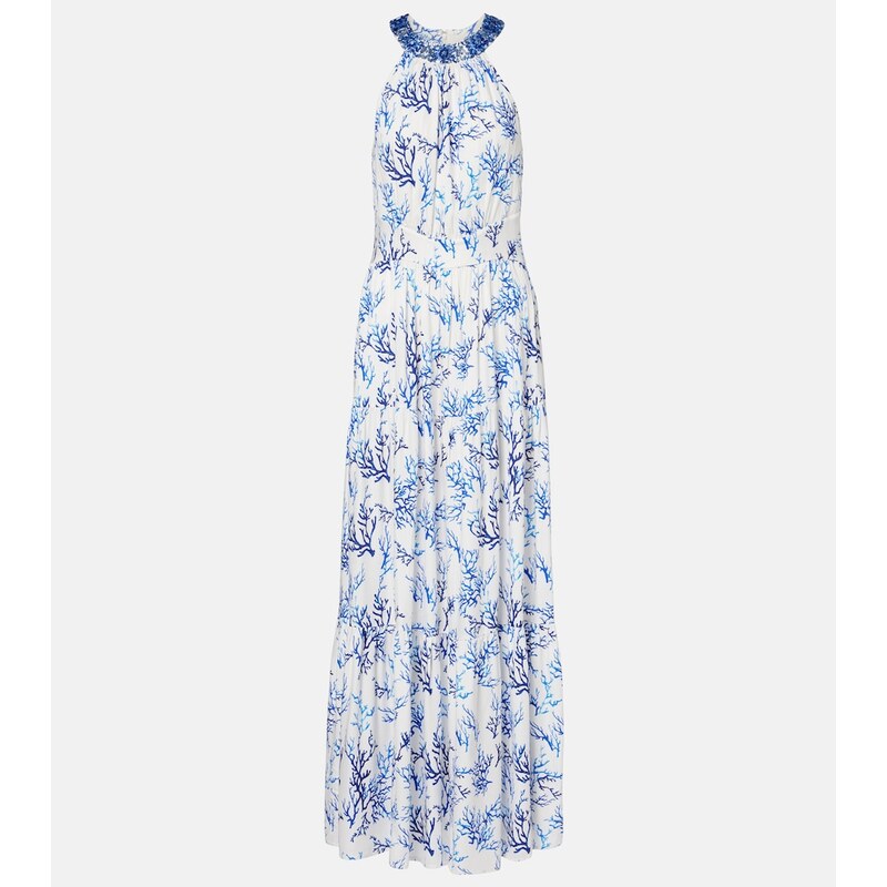 Melissa Odabash Isadora beaded maxi dress