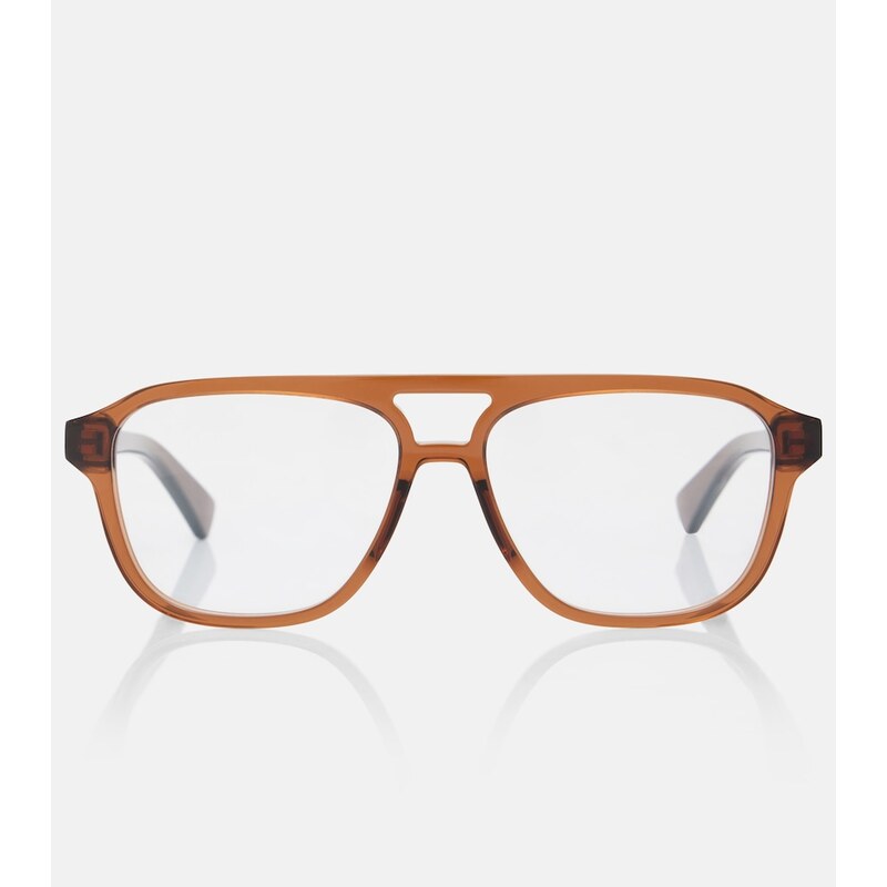 Bottega Veneta Triangle Stud aviator glasses