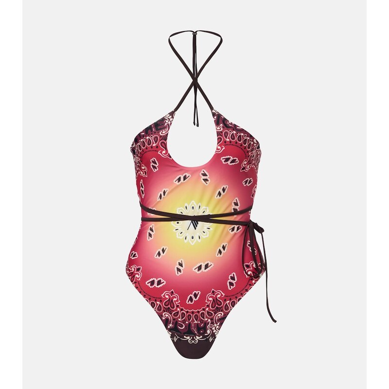 The Attico Printed swimsuit