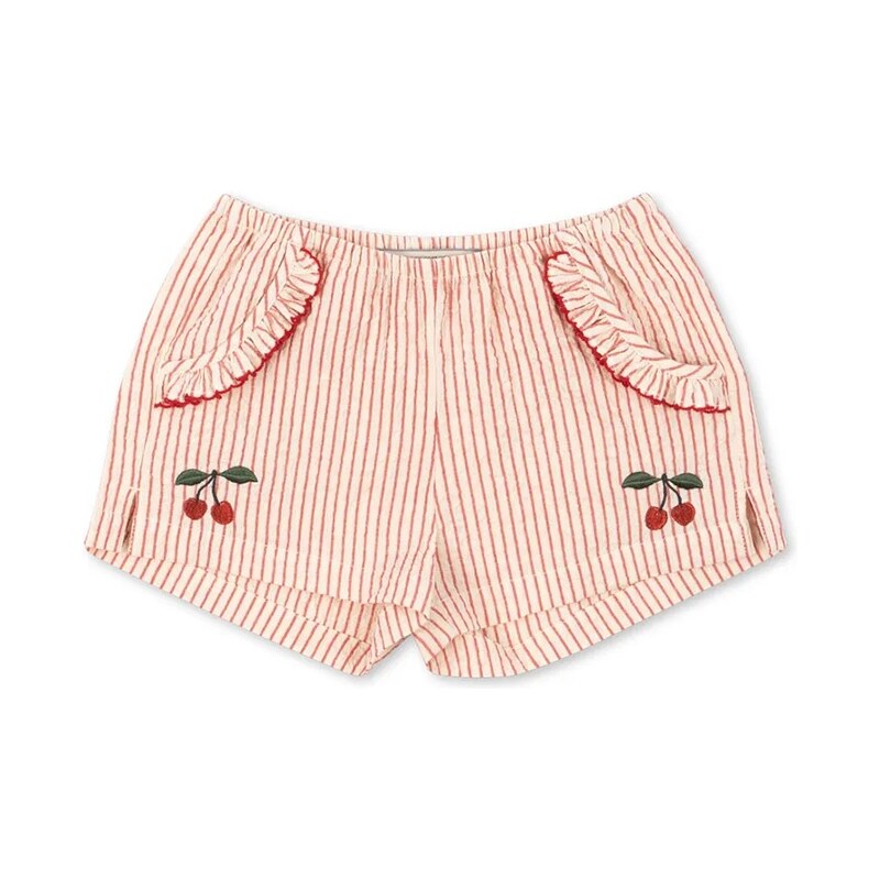Konges Sløjd šortky dětské bavlněné ELLIE FRILL SHORTS GOTS