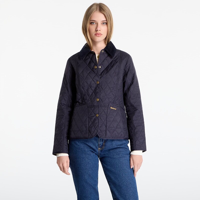 Bunda Barbour Summer Liddesdale Quilted Jacket Navy/ Pearl M 114998441