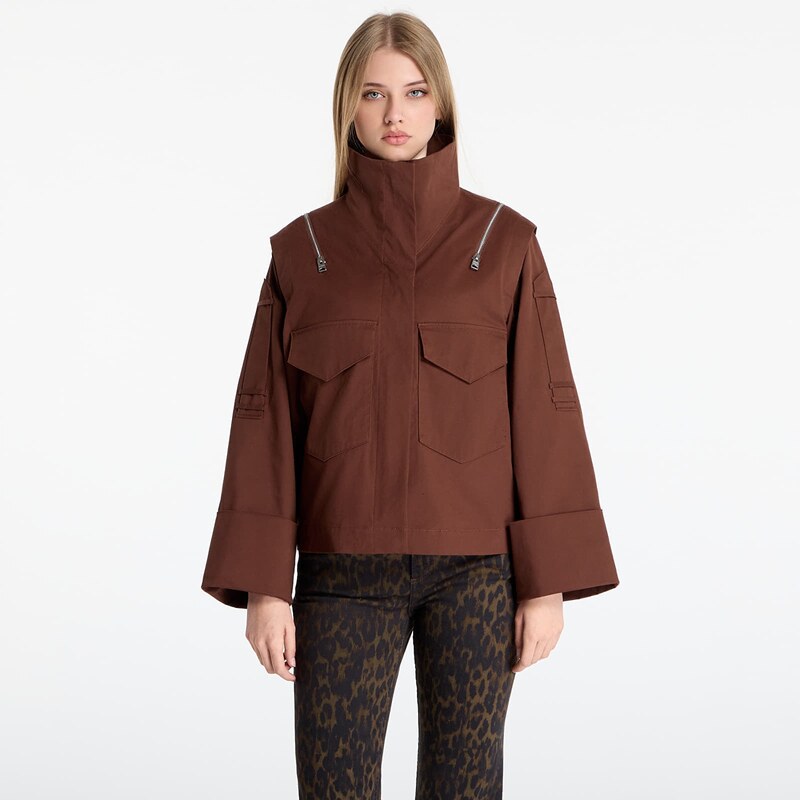 Bunda AllSaints Leighton Jacket Penny Brown M 114998446