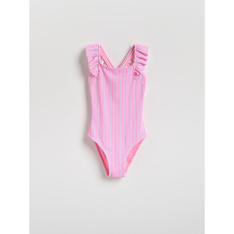 Reserved - GIRLS` SWIMMING SUIT - růžová
