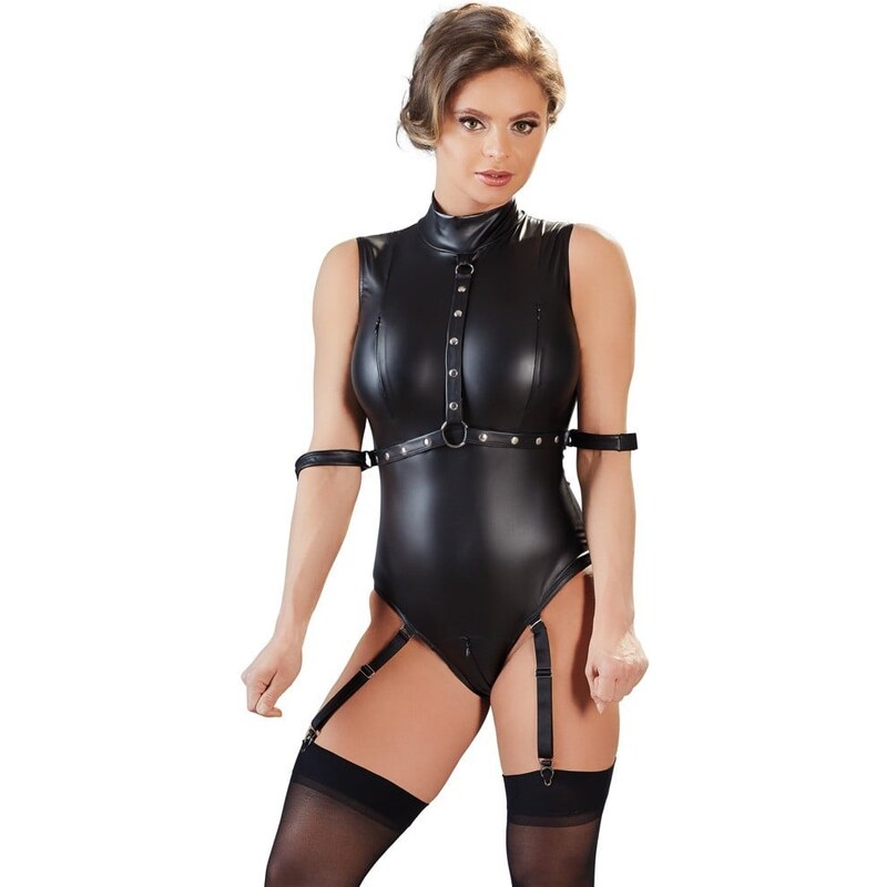 Cottelli Collection Erotické body Cottelli Bondage Veronica, černé 114936863
