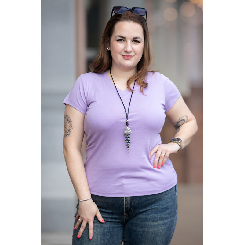 Benter Tričko s krátkým rukávem FERY [55146] Barva: lila, Velikost: XL 115003273
