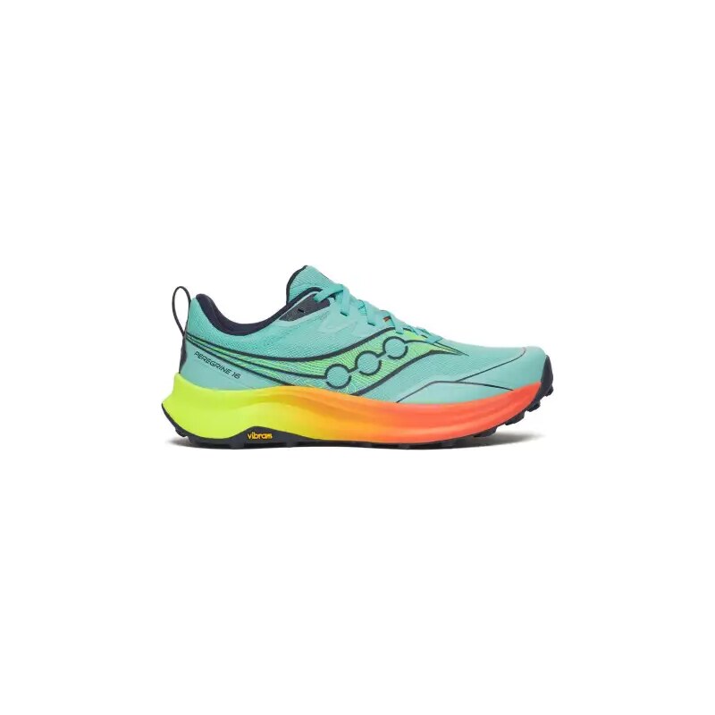 Saucony Peregrine 16 pánská běžecká obuv Splash/Citron vel. 42,5 115003561