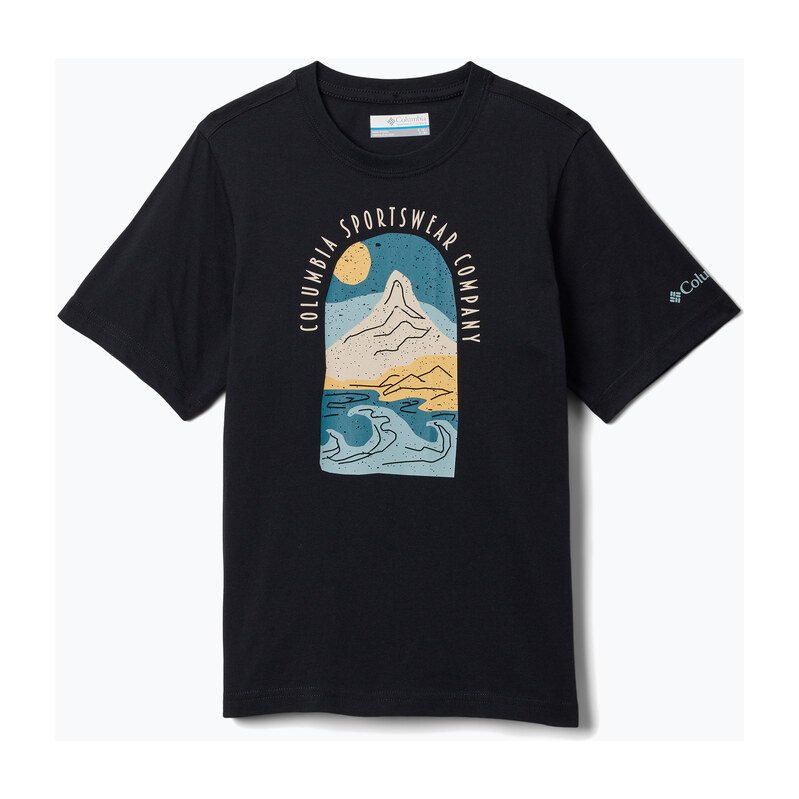 Dětské tričko Columbia Valley Creek II Graphic black/cozy
